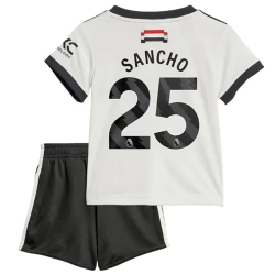 Niños Camiseta Fútbol Manchester United Jadon Sancho #25 2024-25 3ª Equipación (+ Pantalones)