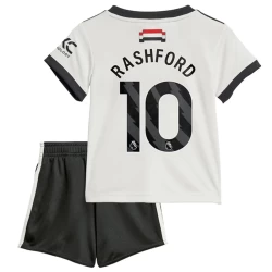 Niños Camiseta Fútbol Manchester United Marcus Rashford #10 2024-25 3ª Equipación (+ Pantalones)