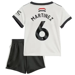 Niños Camiseta Fútbol Manchester United Martínez #6 2024-25 3ª Equipación (+ Pantalones)