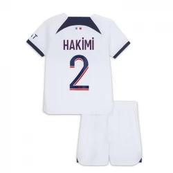 Niños Camiseta Fútbol Paris Saint-Germain PSG 2023-24 Achraf Hakimi #2 2ª Equipación (+ Pantalones)