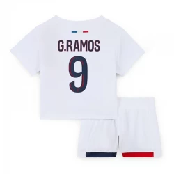 Niños Camiseta Fútbol Paris Saint-Germain PSG 2024-25 G.Ramos #9 2ª Equipación (+ Pantalones)