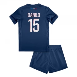 Niños Camiseta Fútbol Paris Saint-Germain PSG Danilo #15 2024-25 1ª Equipación (+ Pantalones)