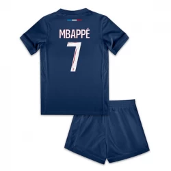 Niños Camiseta Fútbol Paris Saint-Germain PSG Kylian Mbappé #7 2024-25 1ª Equipación (+ Pantalones)