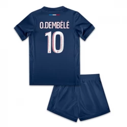 Niños Camiseta Fútbol Paris Saint-Germain PSG Ousmane Dembélé #10 2024-25 1ª Equipación (+ Pantalones)