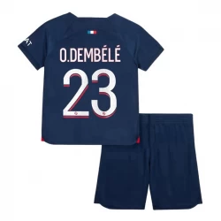 Niños Camiseta Fútbol Paris Saint-Germain PSG Ousmane Dembélé #23 2023-24 1ª Equipación (+ Pantalones)