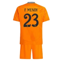 Niños Camiseta Fútbol Real Madrid 2024-25 F.Mendy #23 2ª Equipación (+ Pantalones)