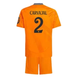 Niños Camiseta Fútbol Real Madrid 2024-25 HP Carvajal #2 2ª Equipación (+ Pantalones)