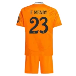 Niños Camiseta Fútbol Real Madrid 2024-25 HP F.Mendy #23 2ª Equipación (+ Pantalones)