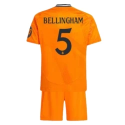 Niños Camiseta Fútbol Real Madrid 2024-25 HP Jude Bellingham #5 2ª Equipación (+ Pantalones)