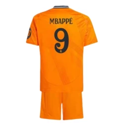 Niños Camiseta Fútbol Real Madrid 2024-25 HP Mbappe #9 2ª Equipación (+ Pantalones)