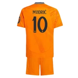 Niños Camiseta Fútbol Real Madrid 2024-25 HP Modric #10 2ª Equipación (+ Pantalones)