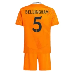 Niños Camiseta Fútbol Real Madrid 2024-25 Jude Bellingham #5 2ª Equipación (+ Pantalones)