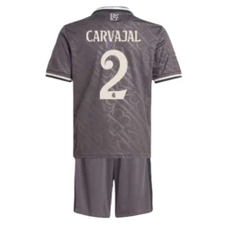 Niños Camiseta Fútbol Real Madrid Carvajal #2 2024-25 3ª Equipación (+ Pantalones)