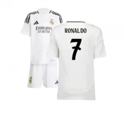 Niños Camiseta Fútbol Real Madrid Cristiano Ronaldo #7 2024-25 1ª Equipación (+ Pantalones)