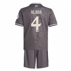 Niños Camiseta Fútbol Real Madrid David Alaba #4 2024-25 HP 3ª Equipación (+ Pantalones)