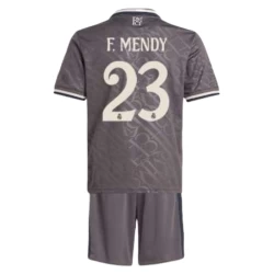 Niños Camiseta Fútbol Real Madrid F.Mendy #23 2024-25 3ª Equipación (+ Pantalones)