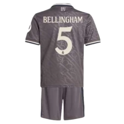 Niños Camiseta Fútbol Real Madrid Jude Bellingham #5 2024-25 HP 3ª Equipación (+ Pantalones)