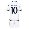 Niños Camiseta Fútbol Real Madrid Luka Modrić #10 2023-24 1ª Equipación (+ Pantalones)