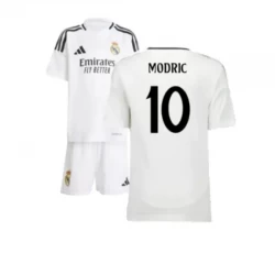 Niños Camiseta Fútbol Real Madrid Luka Modrić #10 2024-25 1ª Equipación (+ Pantalones)