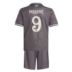 Niños Camiseta Fútbol Real Madrid Mbappe #9 2024-25 3ª Equipación (+ Pantalones)