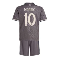 Niños Camiseta Fútbol Real Madrid Modric #10 2024-25 3ª Equipación (+ Pantalones)