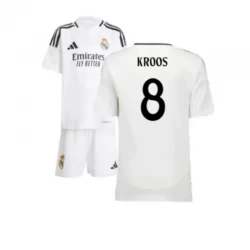 Niños Camiseta Fútbol Real Madrid Toni Kroos #8 2024-25 1ª Equipación (+ Pantalones)