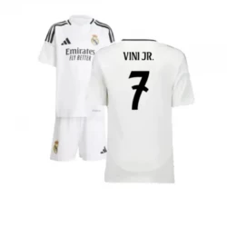 Niños Camiseta Fútbol Real Madrid Vinicius Junior #7 2024-25 1ª Equipación (+ Pantalones)