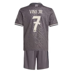 Niños Camiseta Fútbol Real Madrid Vinicius Junior #7 2024-25 3ª Equipación (+ Pantalones)